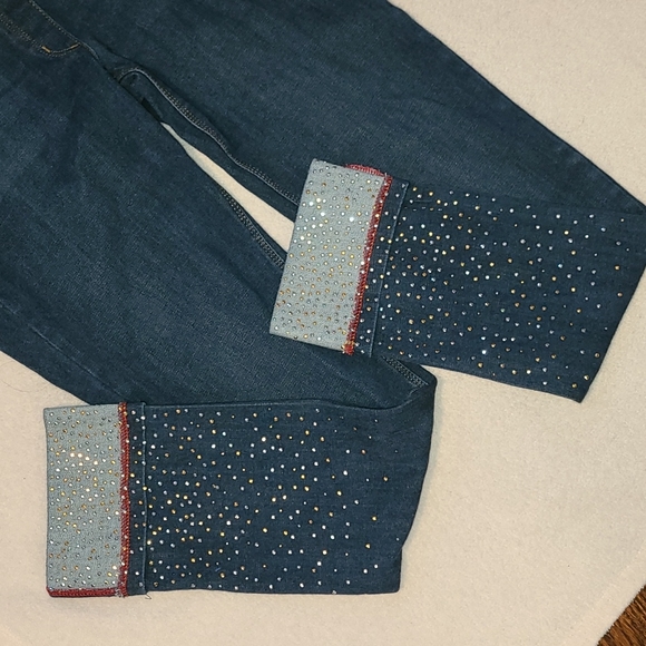 Nygard high waisted skinny embellished jeans XS US 2-4 - Picture 2 of 5